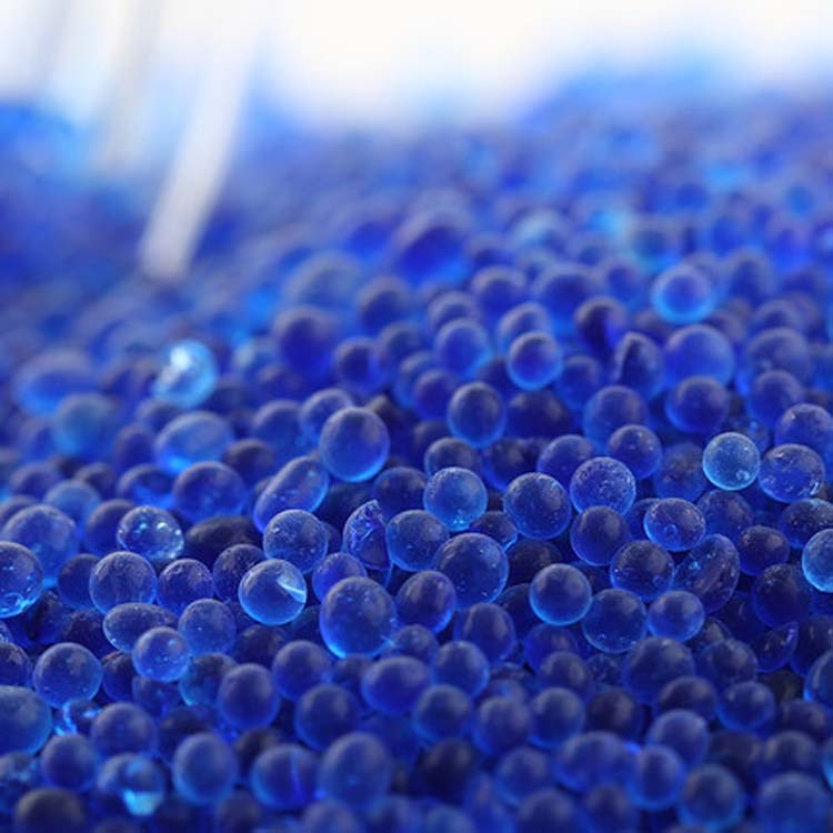 青岛硅胶厂家批发变色硅胶变压器专用2-4mm蓝色硅胶500g