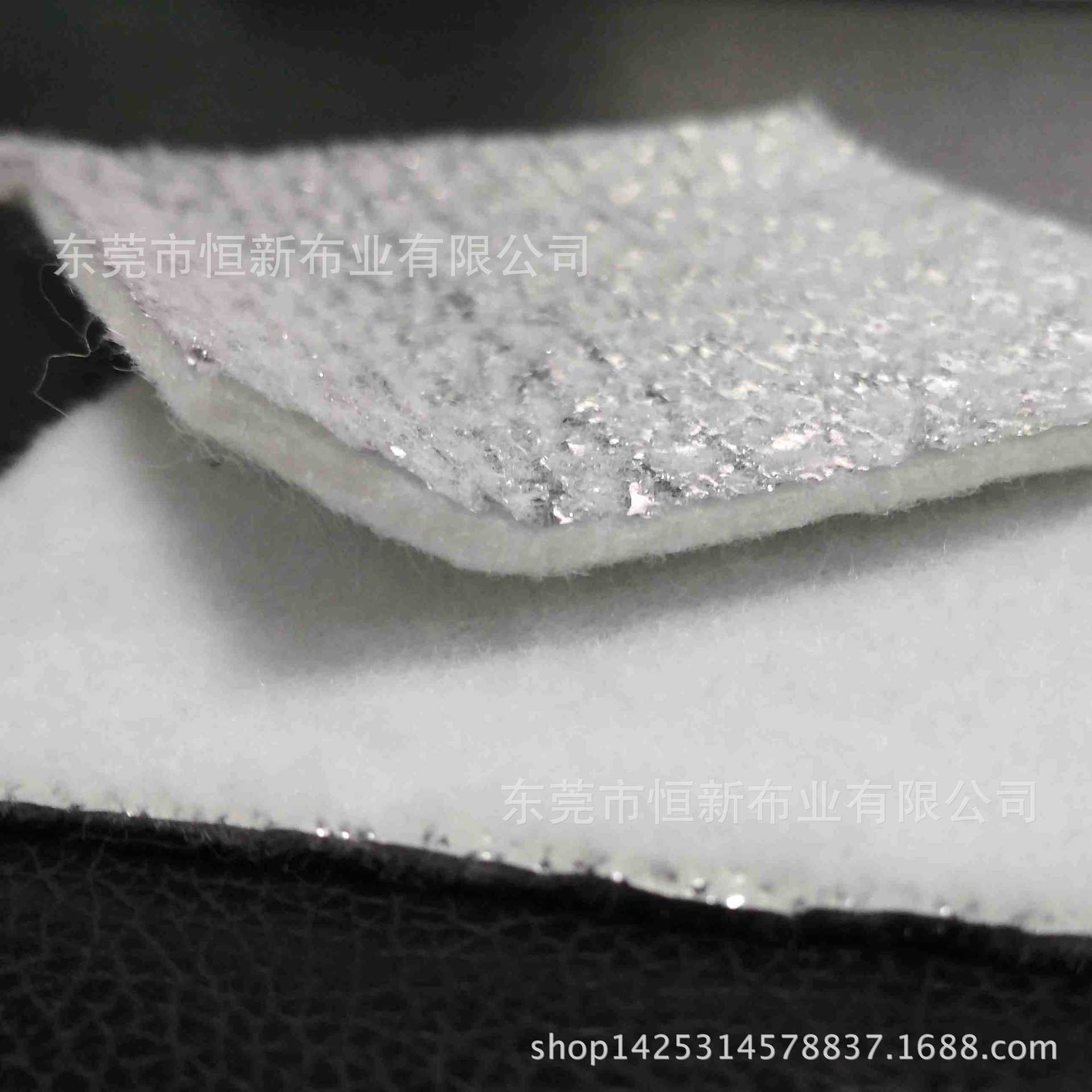 厂家供应铝膜棉涤纶纤维耐高温针刺阻燃棉腹膜无纺毛毡棉