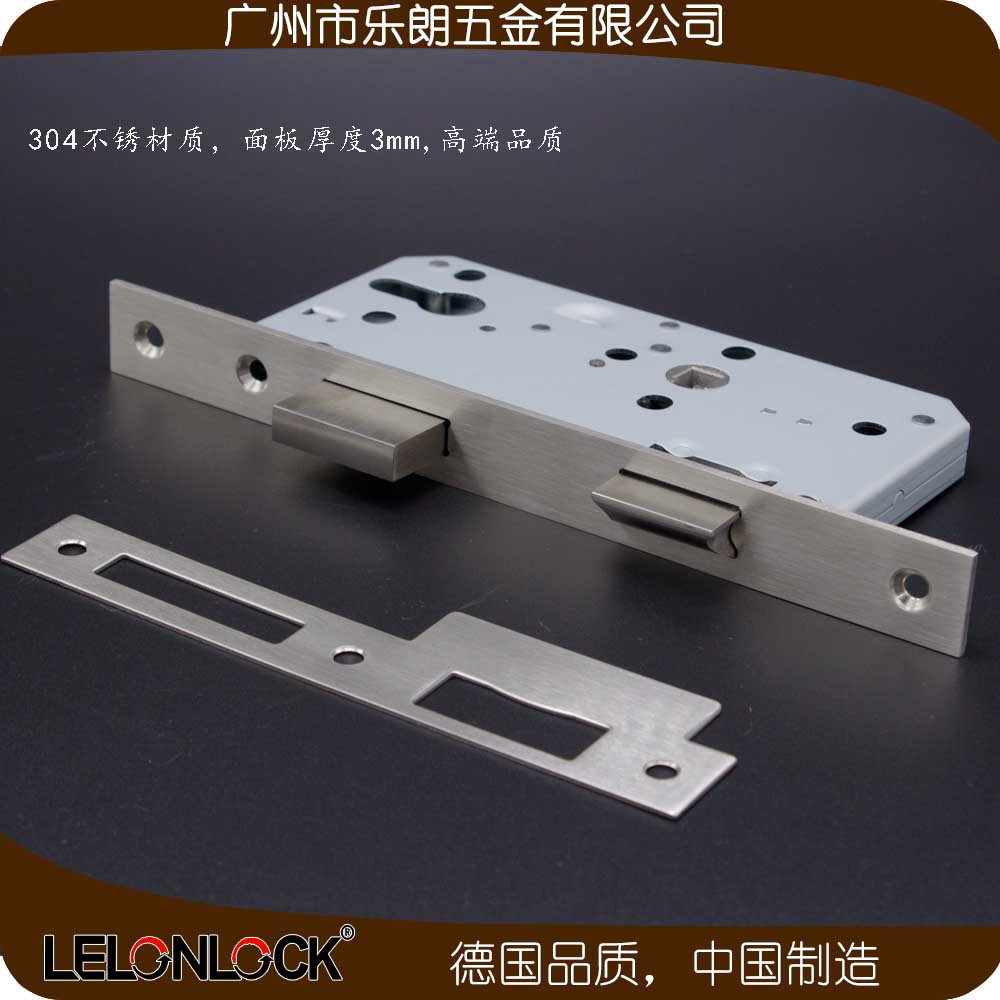 Cerradura de Puerta de Acero Inoxidable 304 de Estilo Europeo para Puertas Interiores de Madera, Cerradura con Manija, Cerradura de Puerta Dividida con Certificación CE Estándar Europeo de Le Lang al por Mayor