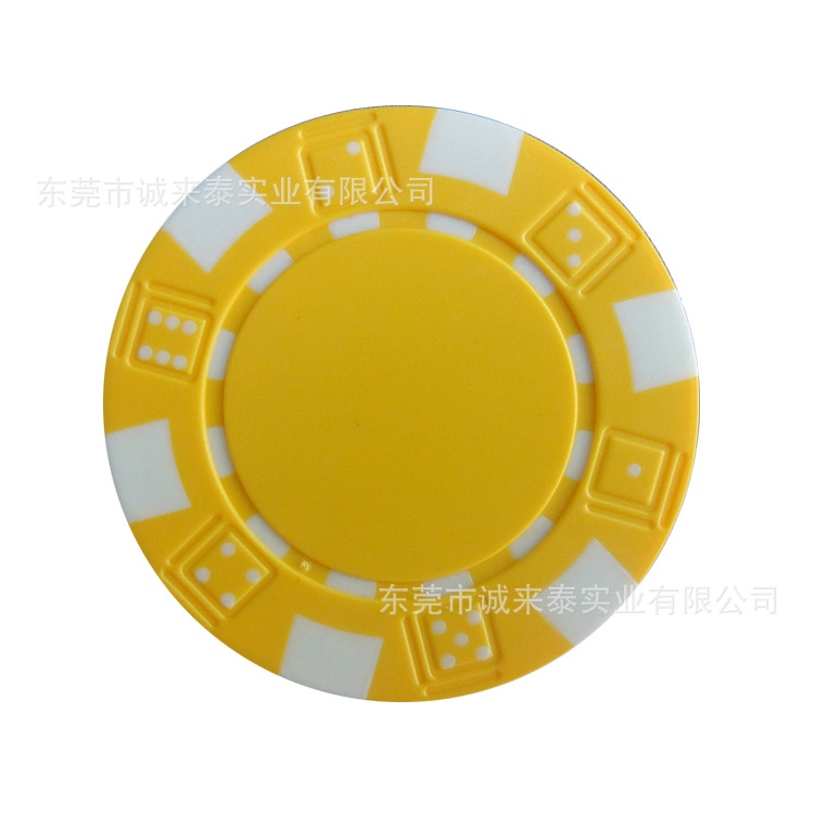 Chenglaitai suministros sin denominación chips dados chips de flor pequeños chips de seis puntos juego ABS chips monedas de color