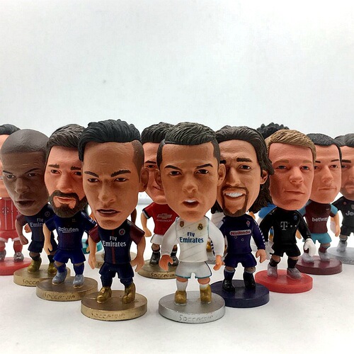 Football fans Real Madrid C, Lewandowski, Messi, Neymar Salah gift star doll, play doll, hand model