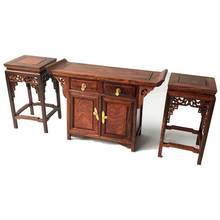 红实木雕工艺品中式仿古明清微缩微型家具模型 红酸枝小摆件厂家