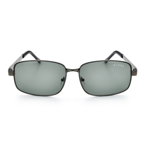 Tempered glass lens sunglasses, HD, not afraid of scratching, plain sunglasses, driver's driving glasses 9838