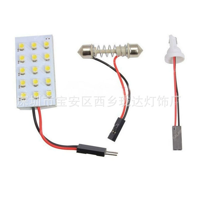 Автомобильный светодиодный плоский светильник для чтения 1210 15SMD 3528 15 Light Board Car Light Светодиодный свет на крыше
