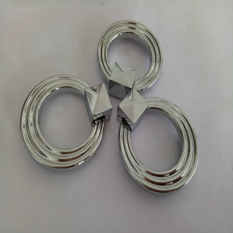 Хром выдвижные кольца выдвижные ручки ретро шкаф застегнул кольцо тумбочки ручки цинковый сплав современный подтяжка