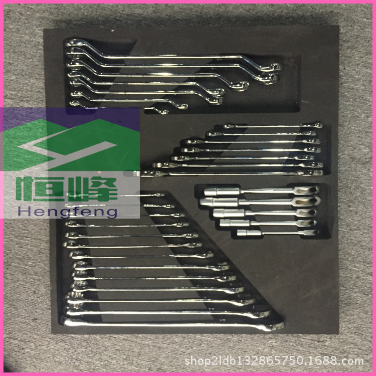 探勘工具箱泡绵/勘探仪器铝箱泡绵/雕刻EVA泡绵减震托盘