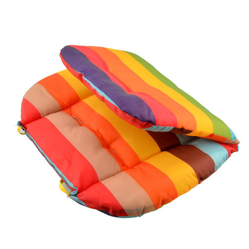 Baby car seat cotton cushion rainbow thickened model child safety seat baby dining chair seat cushion stroller seat accessories