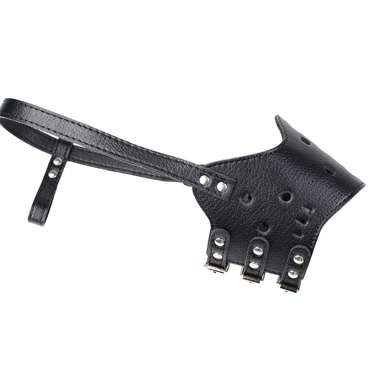 Venta al por mayor perro hocico anti-ladrido anti-mordedura perro máscara boca cubierta corteza dispositivo de parada ajustable suministros para mascotas image 7