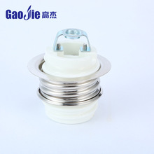 供应陶瓷灯座PSE日规灯座 E27 E26日规外牙陶瓷灯座灯头 高品频瓷