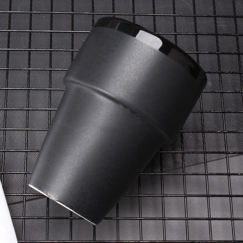 250ml café de cerámica negro taza agua Hotel restaurante hogar