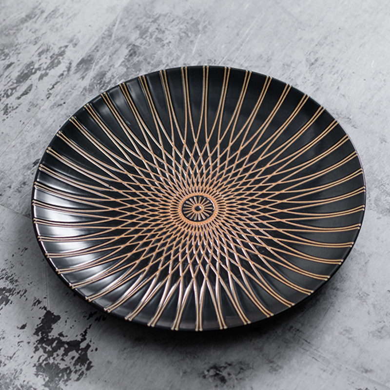 Plato de filete Cubertería de cerámica