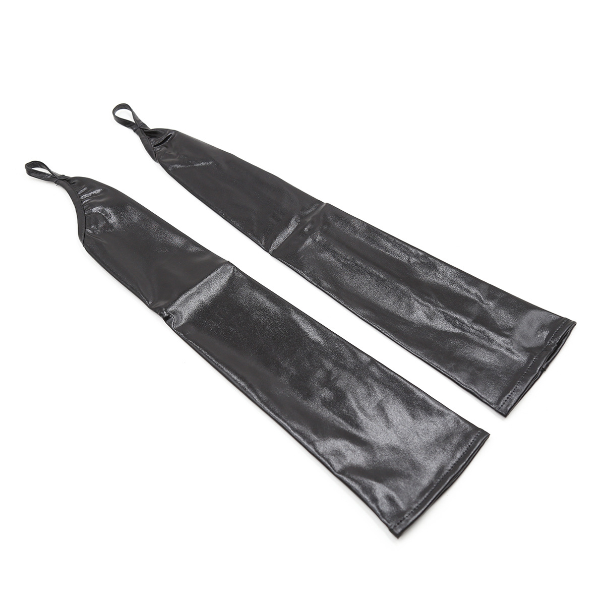 Tienda de fábrica juguetes sexuales juguetes alternativos sexy guantes de cuero de patente guantes adhesivos calcetines Accesorios de ropa interior de cuero de patente pu