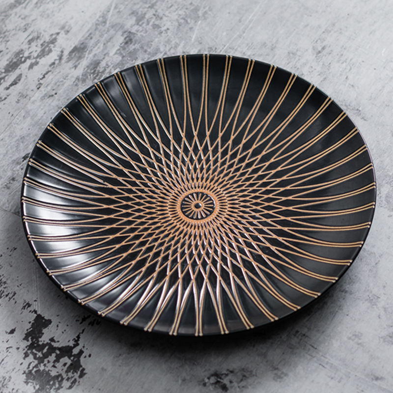 Plato de filete Cubertería de cerámica