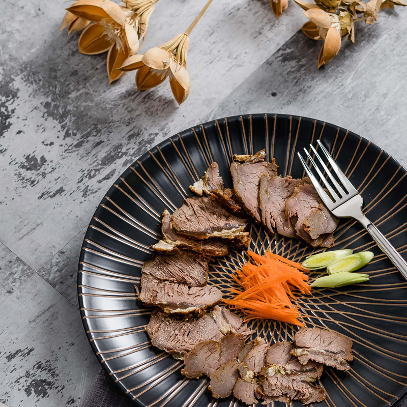 Plato de filete Cubertería de cerámica