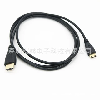 HDMI转mini HDMI线 相机平板电脑mini hdmi转HDMI高清线纯铜1.4版