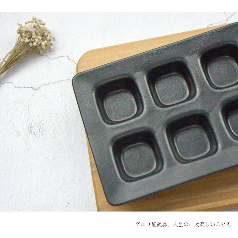 Molde de la torta de cerámica para hornear pastelería ocho rejilla molde para hornear