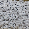 Acrylic beads with letters, wholesale, 4×7mm, English letters