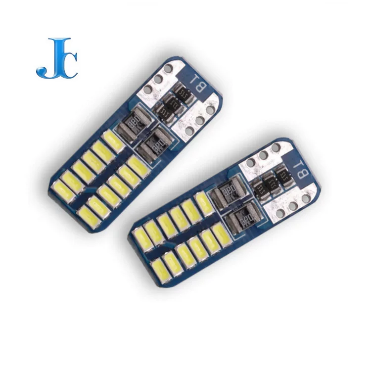 Auto LED Lantern Light T10 3014 24SMD Demonstration Width Light Light Light Light Car Doors Read the Tail Tail Box Light