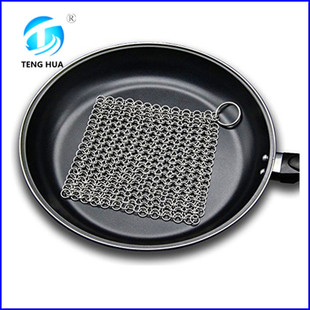 Manufacturer Supplies Metal Ring Mesh Stainless Steel Ring Mesh 304 Ring Mesh Round Hole Decorative Mesh