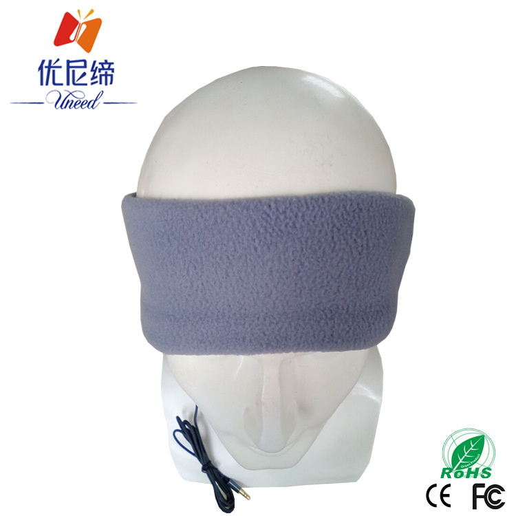 Deportes creativos diadema sombreado máscara de ojos auriculares de peluche dormir auriculares diadema dormir Auriculares auriculares diadema