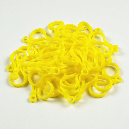 Color light bulb buckle plastic key ring candy color gourd buckle luggage doll toy hanging buckle handmade diy accessories