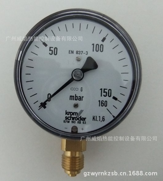 【实物】KFM160RB63压力表德国霍科德Kromschroeder