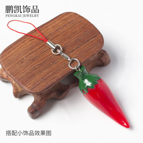 diy jewelry accessories single circle metal tube color mobile phone rope doll small lanyard accessories sling wholesale