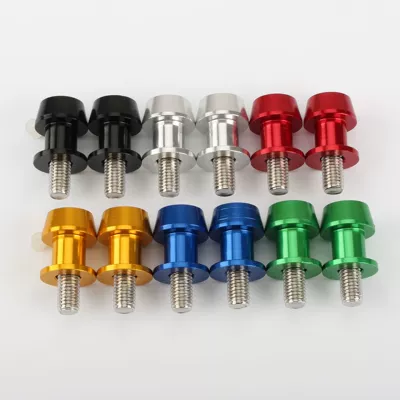 Motorcycle Sports Car Street car CNC rear starting screw/8/10MM starting frame screw aluminum alloy starting nail (Motorcycle General Parts)