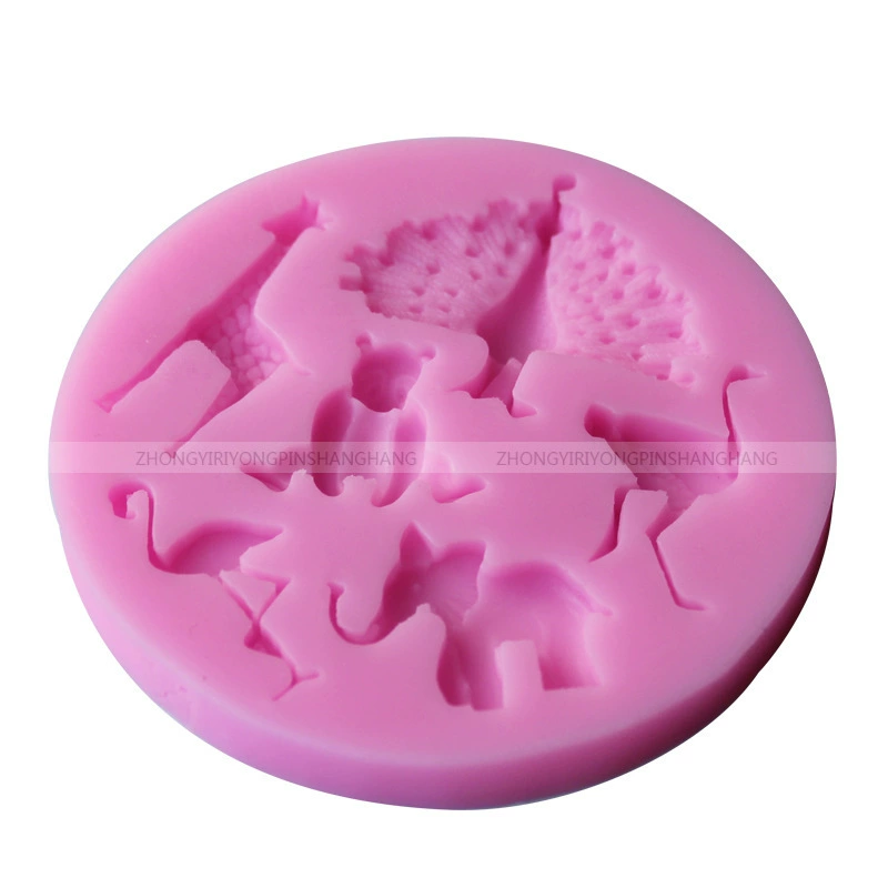 Silicone mold, fondant, handmade, peacock