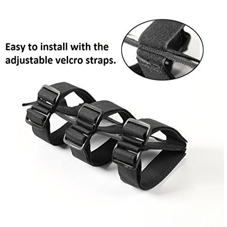 Extintor de polvo seco del coche cinturón de fijación extintor de incendios del coche soporte de fijación correa de tira de velcro tronco