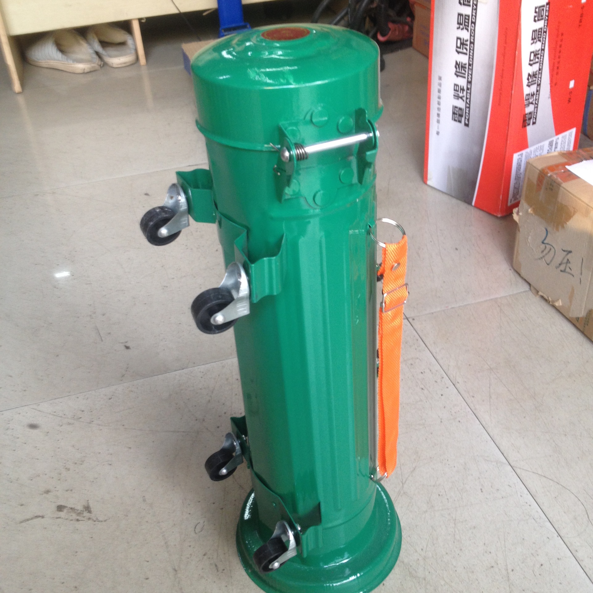 批发电焊条保温筒立式卧式W-3A焊条保温桶5KG装蓝色内附插电头