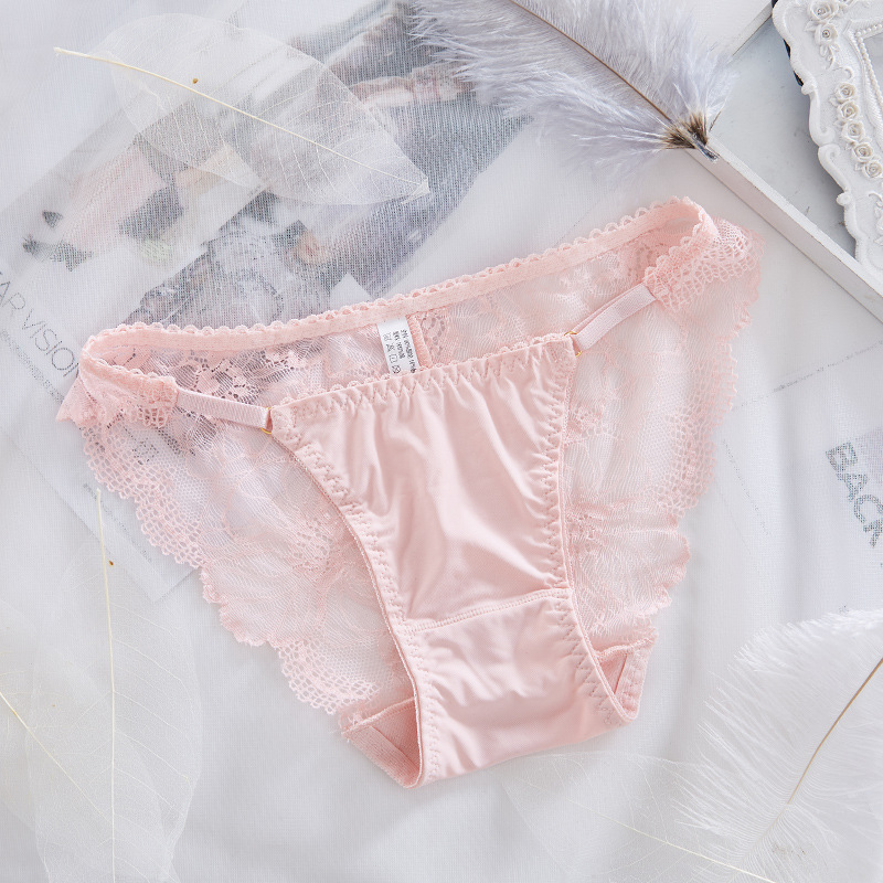 Xuan mengqi nueva seda de hielo sin costuras ropa interior las mujeres cintura baja sexy encaje transpirable más tamaño