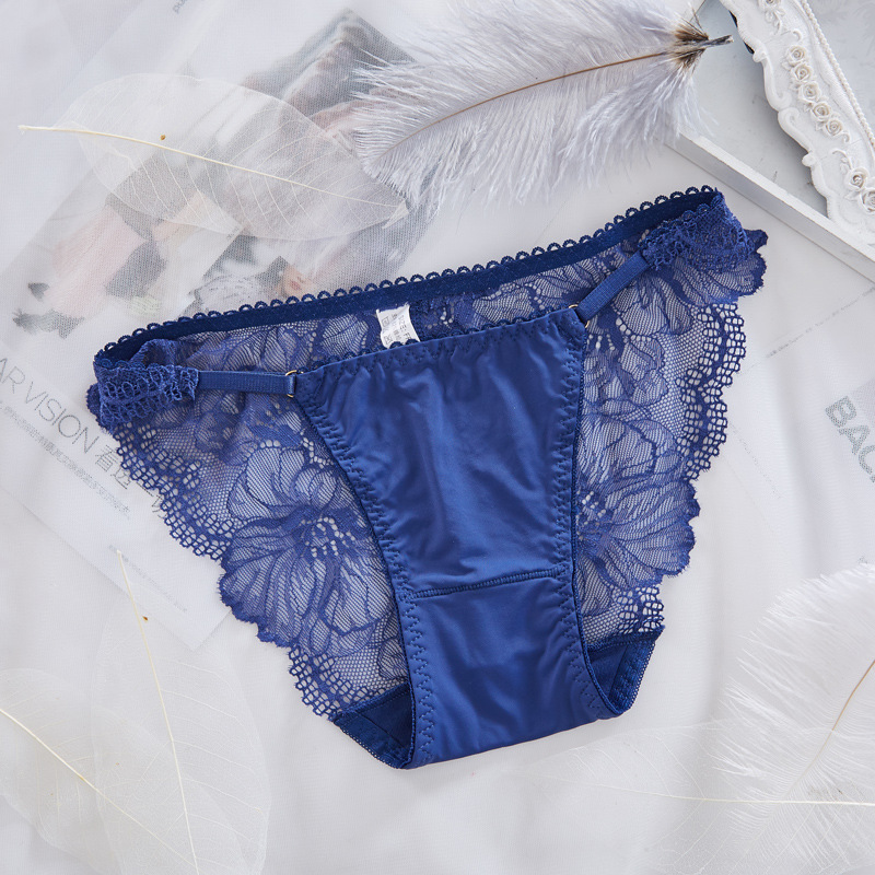 Xuan mengqi nueva seda de hielo sin costuras ropa interior las mujeres cintura baja sexy encaje transpirable más tamaño