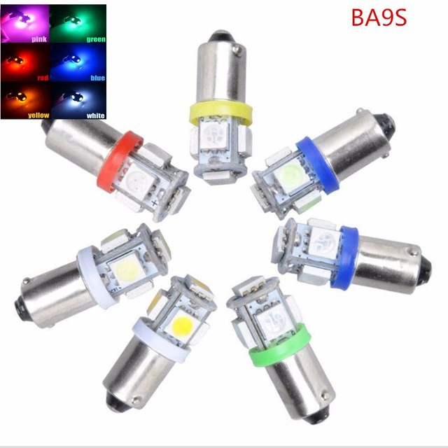 Внешняя торговля взрывоопасная маленькая лампа BA9S 5050 5SMD T4W H6W 363 Ширина света 12V 24V