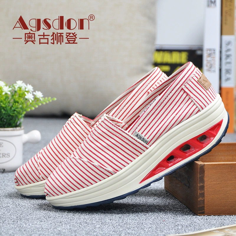 Shoes for leisure for elementary school students, cloth slip-ons, baby rocker, autumn, Korean style