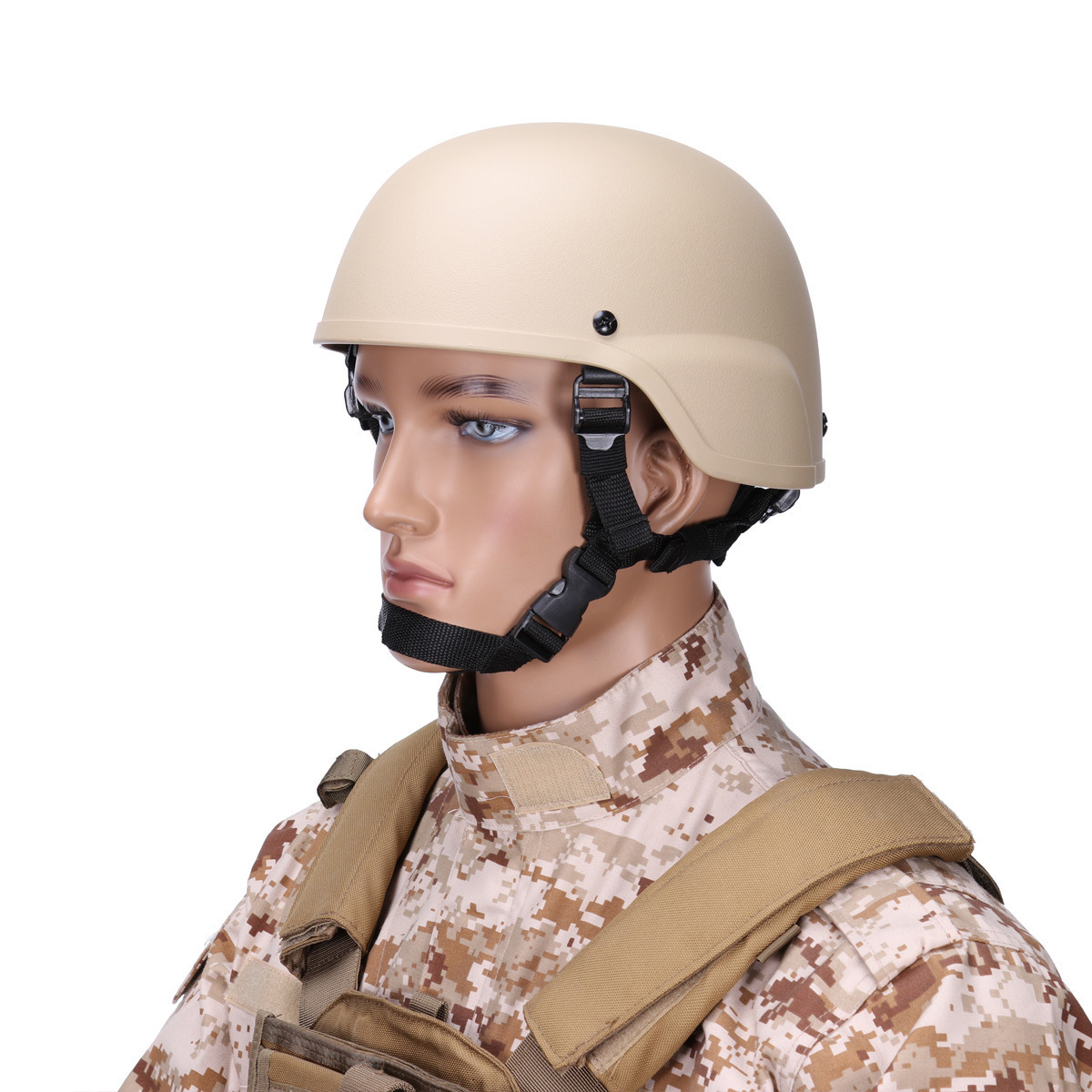 Mich Mickey 2000 poliéster casco de plástico juego de equitación deportes al aire libre de protección antidisturbios casco