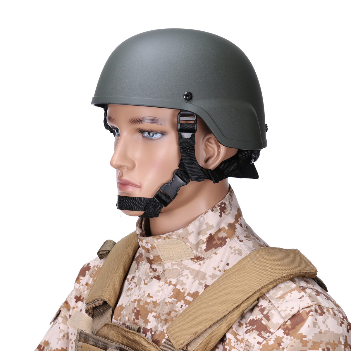 Mich Mickey 2000 poliéster casco de plástico juego de equitación deportes al aire libre de protección antidisturbios casco