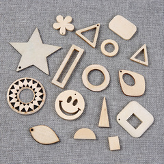 幾何形的耳環零件 diy飾品配件耳環耳釘耳墜飾品材料包配件批發