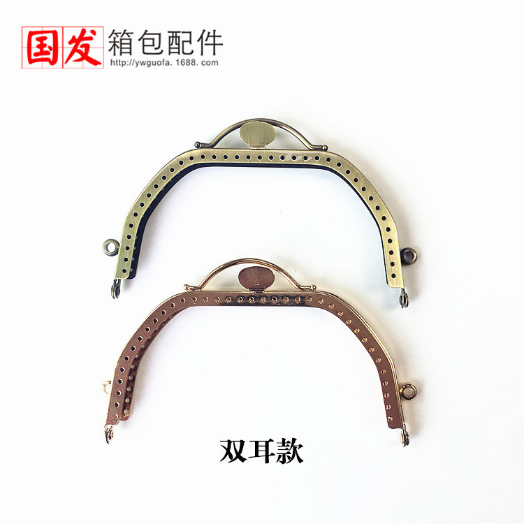 20% de descuento para orejas: 12.5CM arcuado liso pequeño labio boca boca boca boca de hoja de hierro en forma de ventilador de oro