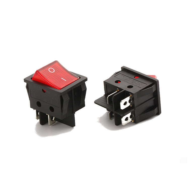 供应  防水开关 圆形翘板带灯开关  船型开关 XQ-604XB1 BBA