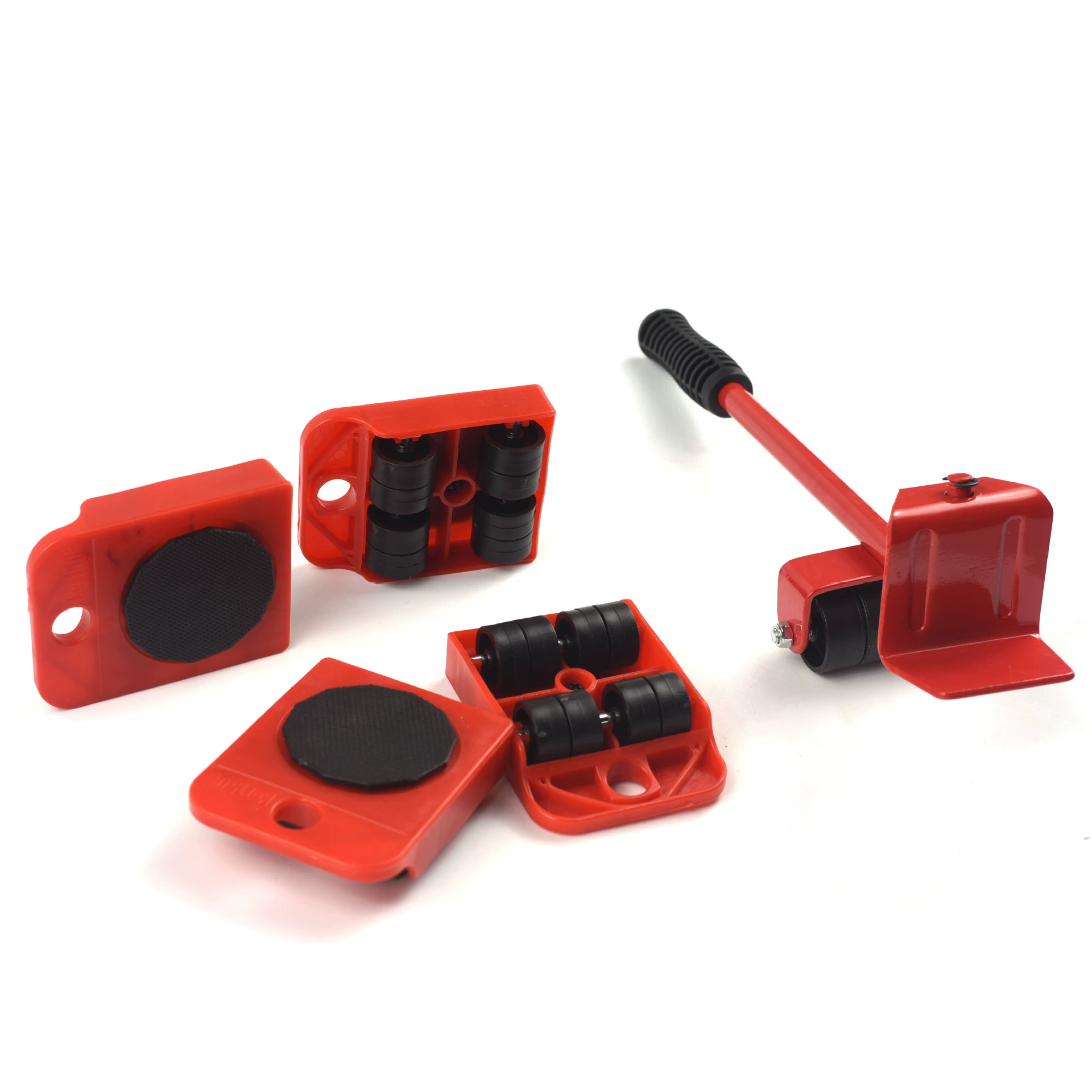 5‑шт triangle iron moving device activity Wanxiang wheel portable heavy object moving tool