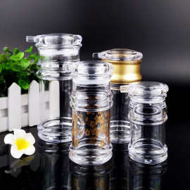 调味瓶透明调料瓶塑料亚克力醋瓶酱油瓶加厚pc现代简约调料缸