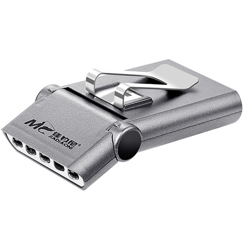 Jiadiani LED headlight induction clip cap lamp night fishing head-mounted rechargeable fishing lamp outdoor strong light fishing flashlight