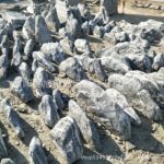 雪浪石户外片石组合泰山石景观石草坪石雪浪石太湖石天然石材奇石