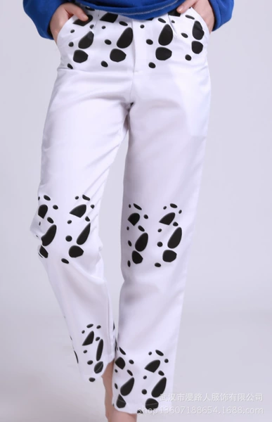 One Piece white pants