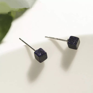 Ӻˇ�y� �{ɫС����s925���y�ǹ��{ɰʯ���K��ᔉ������ ���s