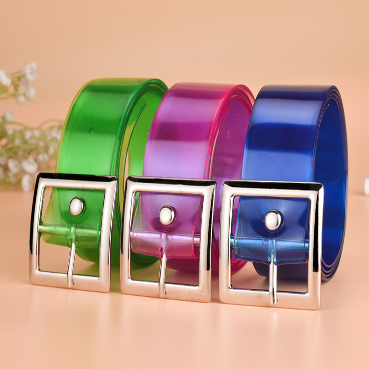 Plastic transparent universal fashionable dancing belt for men and…