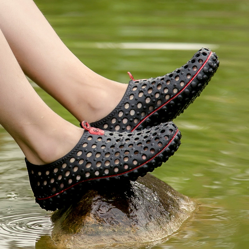 Трансграничные сандалии для внешней торговли, модные туфли на каблуке, Спортивная повседневная непромокаемая пляжная обувь, Нескользящие мужские тапочки на толстой подошве