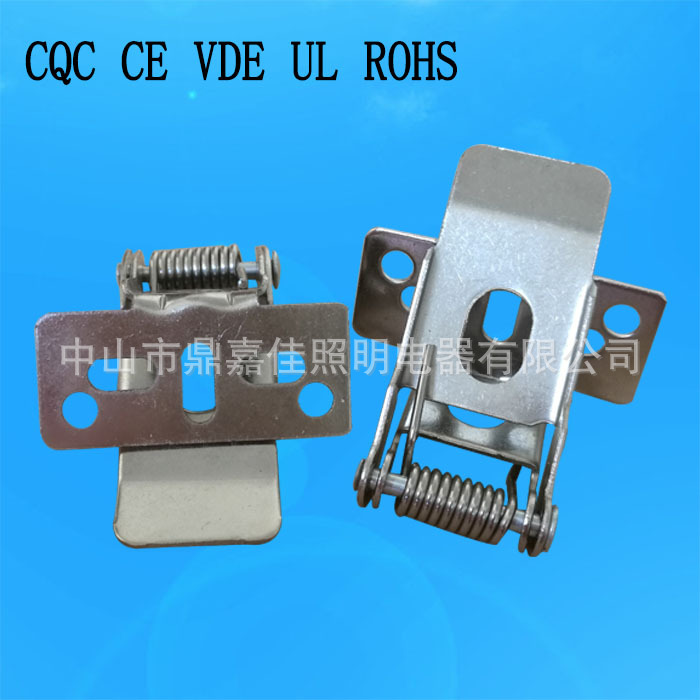 三雄平板灯弹簧卡扣灯盘卡子欧普格栅灯嵌入式暗装弹簧固定夹