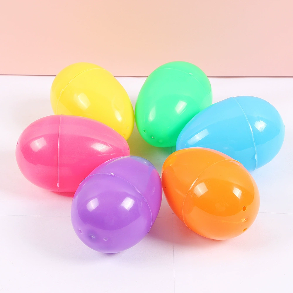 8cm Easter Egg Egg Duck Egg Children DIY Plastic Kindergarten Decoration Open Gacha Shell